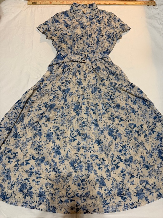 Joie Dresses & Skirts - Joie Floral  Embroidered Tiered Midi Dress with Lining L NWT
